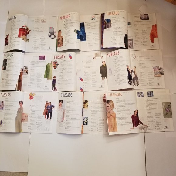 7, years 2002-2003, Threads Magazines, #100-108 issues. - Picture 6 of 7